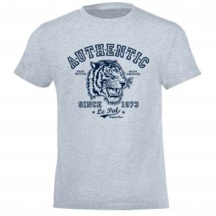 Tshirt enfant Tête de Tigre le Pal Bleu Atoll 4 ans