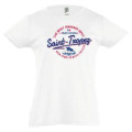 T-shirt enfant The Best Summer Spot Saint Tropez Blanc 2 ans