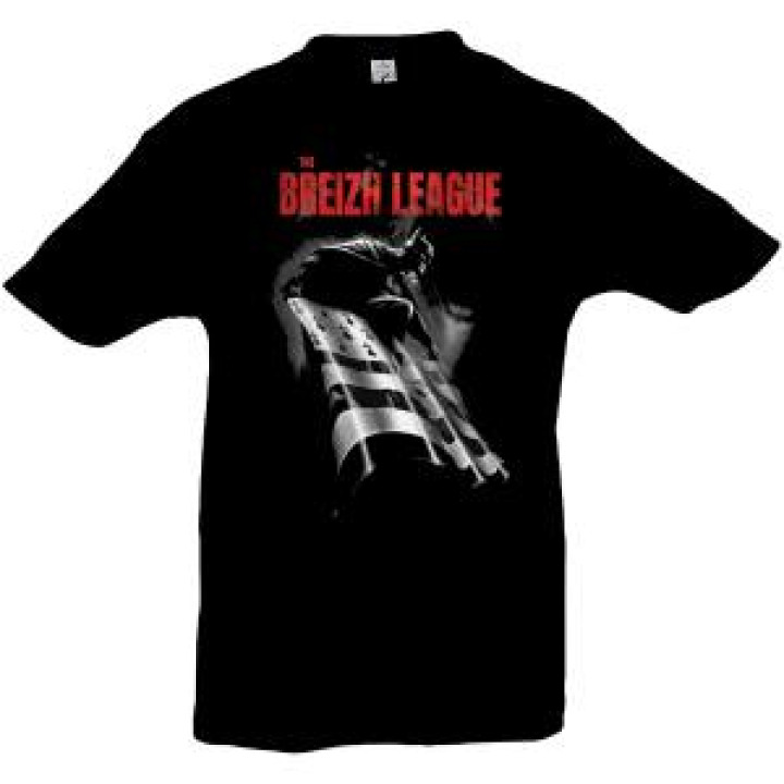 Tshirt enfant The Breizh League Noir Profond 6 ans