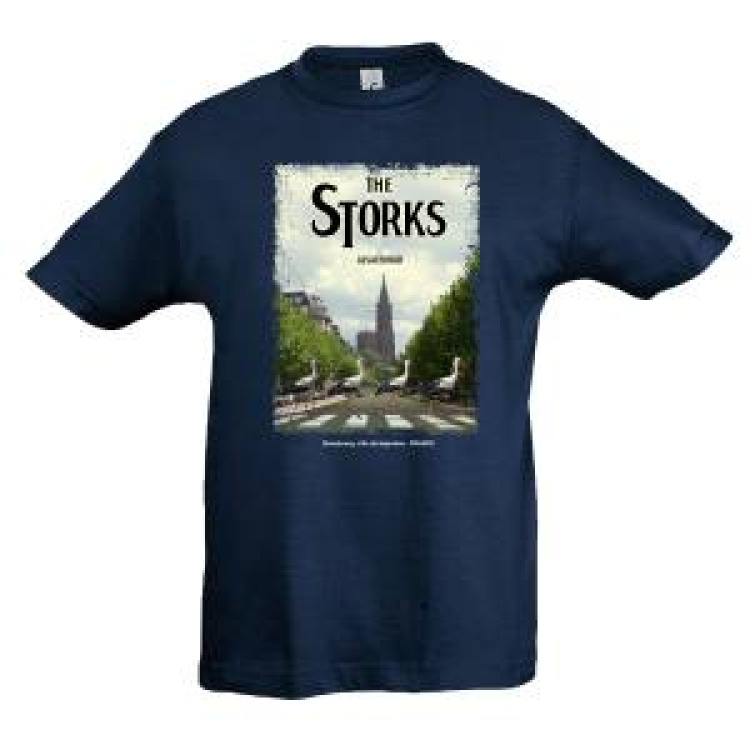 T-shirt enfant The Storks Strasbourg Ville de Légende France Denim 2 ans