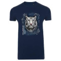 T-shirt enfant Tigre Blanc Intemporel Denim Chin&eacute; 6 ans