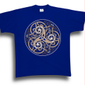T-shirt enfant Triskel dans un Cercle Marine 2 ans