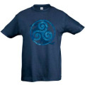 T-shirt enfant Triskell Vintage Denim 2 ans