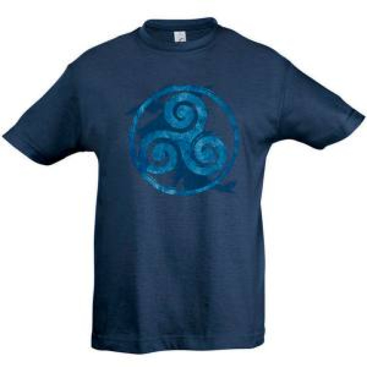 Tshirt enfant Triskell Vintage Denim 4 ans