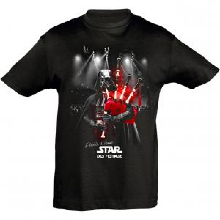 T-shirt enfant Vador Star des Festnoz Noir Profond 2 ans