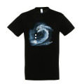 T-shirt enfant Vague Tigre Phare de Chassiron Île d’Oléron Noir Profond 2 ans