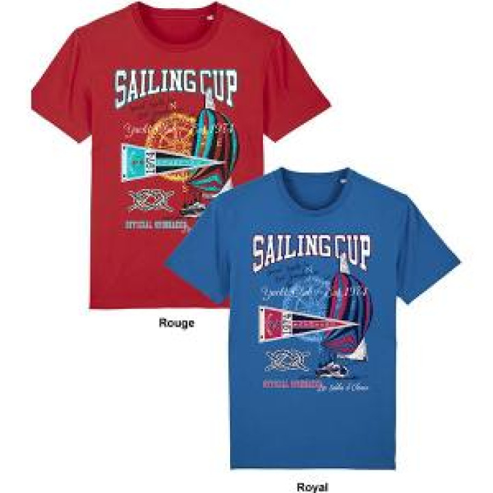 Tshirt enfant Voilier Sailing Cup les Sables dOlonne Bleu Royal 2 ans