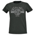 T-shirt femme ajust&eacute; Triskell Celtic Art Version Grise Anthracite Chin&eacute; S