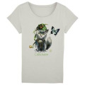T-shirt femme bio Celtichanton Light Opaline S