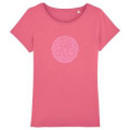 T-shirt femme bio Triskell + Strass White S