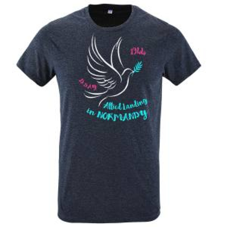 T-shirt femme Colombe D-Day Normady Denim Chiné S