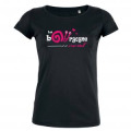 T-shirt femme La Bourgogne C'est Cool Noir Profond S