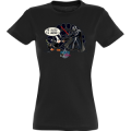 T-shirt femme Mam Goz je suis ta M&egrave;re... Vador Noir Profond S