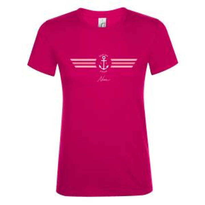 Tshirt femme Nice Baie des Anges  Strass Blanc M