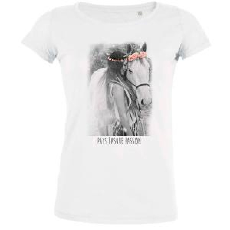 T-shirt femme Pays Basque Passion Blanc M