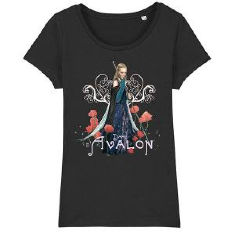 T-shirt femme premium bio Dame D'avalon Black M