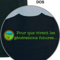 T-shirt femme premium bio Empreintes Couls pour Que Vivent les Générations Futures Black M