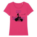 T-shirt femme premium bio Ma Côte de Beauté + logo Authentic Ouest Coast Raspberry XS
