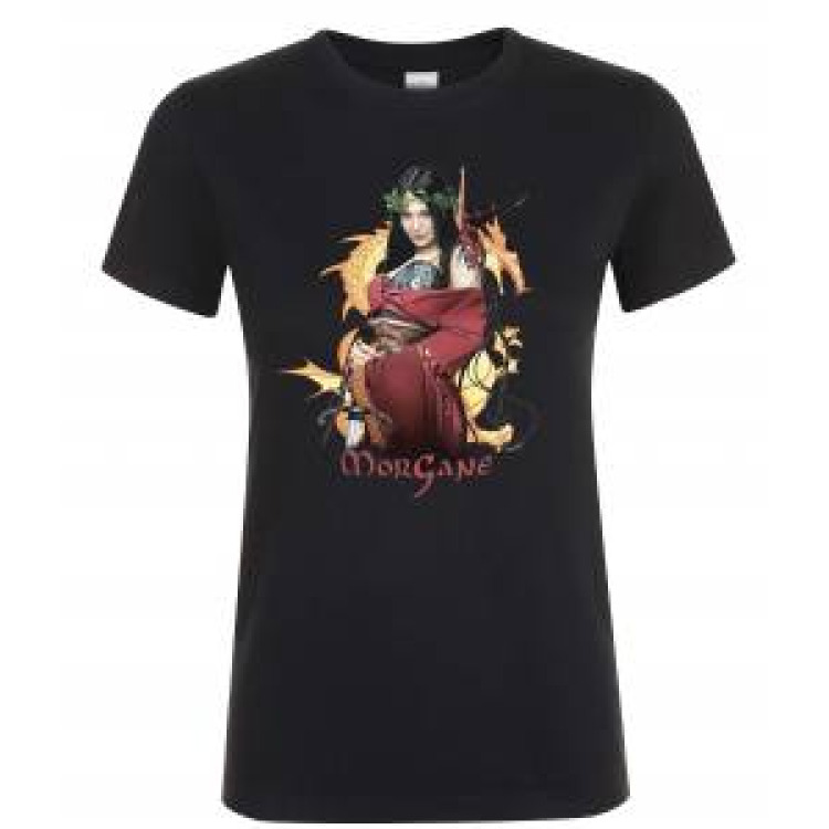 T-shirt femme premium bio Morgane Dragon Black M