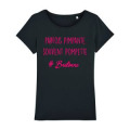 T-shirt femme premium bio Pimpante/ Pompette Heather Grey XS