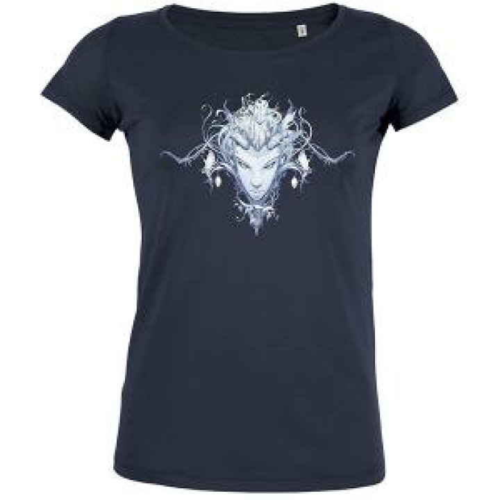 Tshirt femme premium bio Visage Esprit Bleu French Navy S
