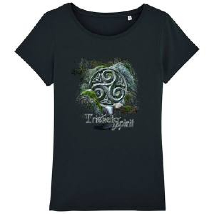 Tshirt femme Triskell Cascade Black S