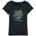 T-shirt femme Triskell Cascade Noir Profond S