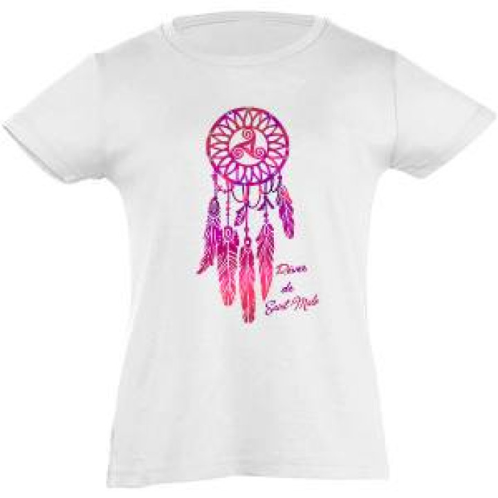 Tshirt fillette Attraperêves Saint Malo Blanc 2 ans