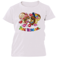 T-shirt fillette Fille et Garçon Bisous Parc Herouval Blanc 8 ans