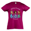 T-shirt fillette Jolies Sirènes de Cannes Fuschia 2 ans