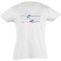 T-shirt fillette Marin D'eau Douce Zoo de Beauval (Largeur 22cm) Haut du Dessin &agrave; 6cm du Bas de l&rsquo;ecolure Blanc 10 ans