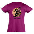T-shirt fillette Ombre Feerie Celtique Fuschia 2 ans