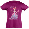 T-shirt fillette Princesse Marseille Fuschia 2 ans