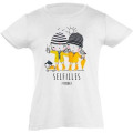 T-shirt fillette Selfilles &agrave; Br&eacute;hat Blanc 2 ans