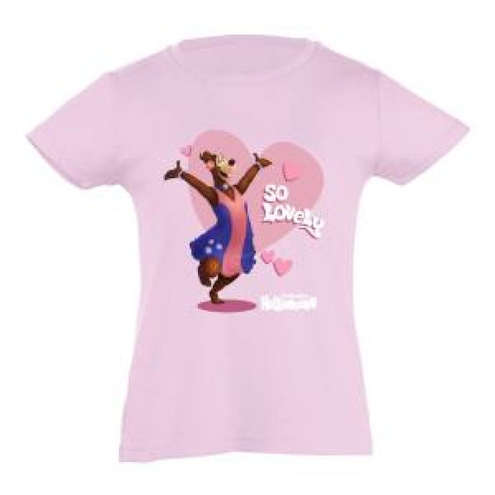 Tshirt fillette So Lovely Hellendoorn Rose Moyen 4 ans