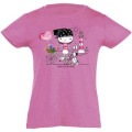 T-shirt fillette V&eacute;lo Fille Bretagne Blanc 2 ans