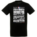 T-shirt homme 6 Vues de Saint Malo Noir Profond XS