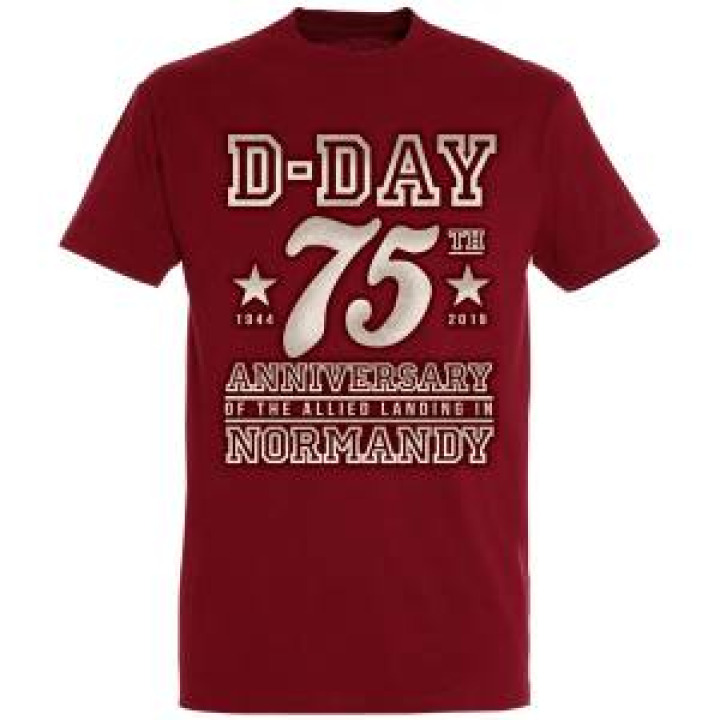Tshirt homme 75th Anniversary Normandy Chili M