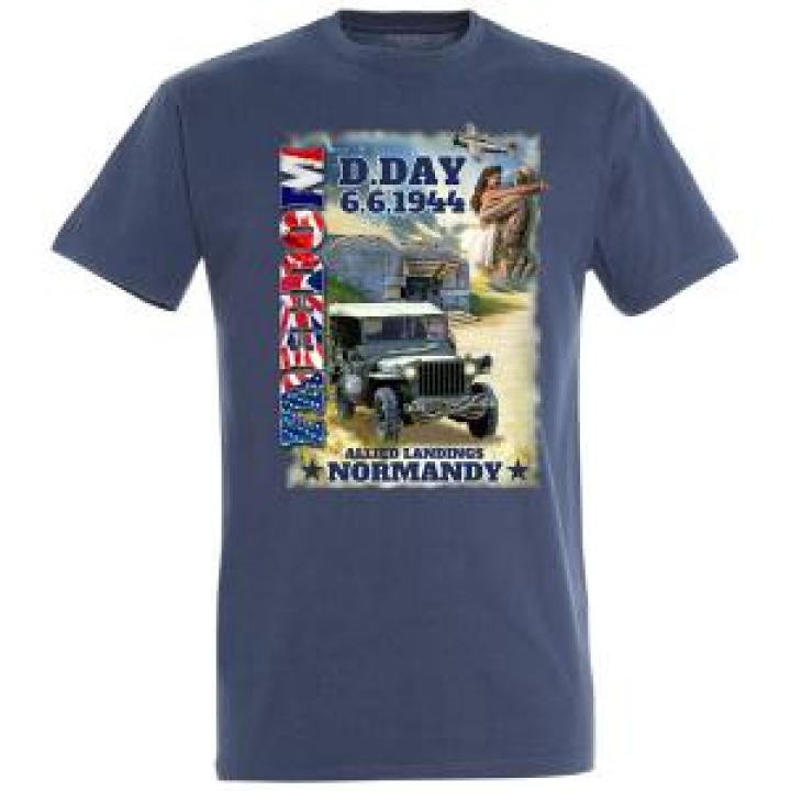 Tshirt homme Affiche Freedom Denim S