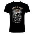 T-shirt homme ajust&eacute; Hunter of Passes Col du Galibier Noir Profond S