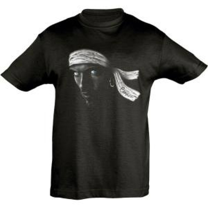 Tshirt homme ajusté Johnny Corsica Noir Profond XS