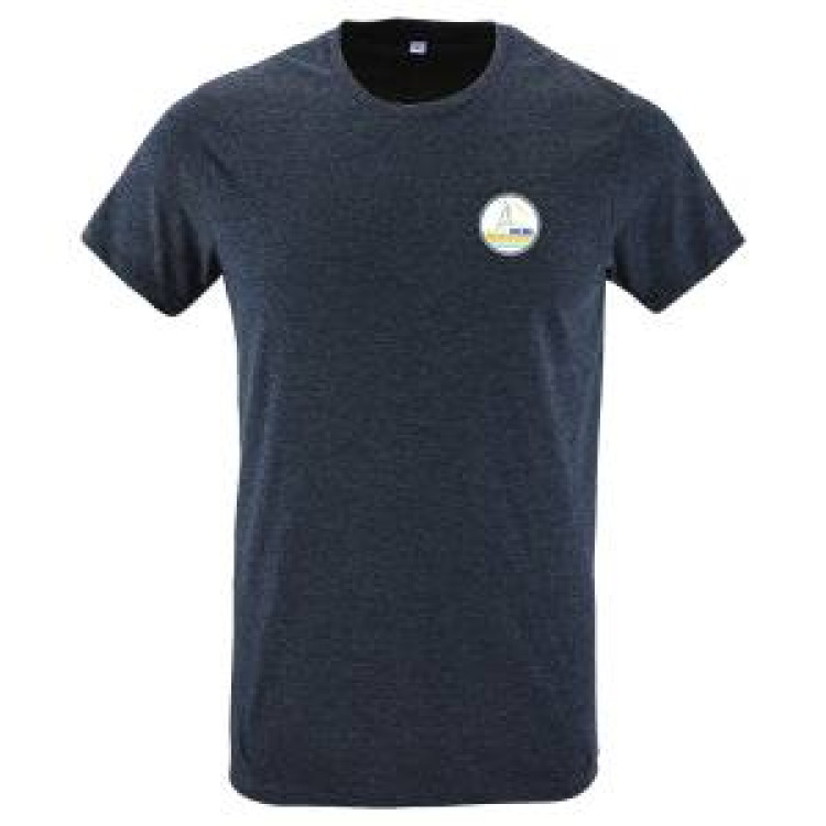 T-shirt homme ajust&eacute; Transfert Made &Icirc;le Logo Denim Chin&eacute; M