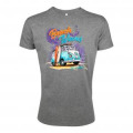 T-shirt homme ajusté Van Beach and Waves Lit - et - Mixe Gris Chiné XS