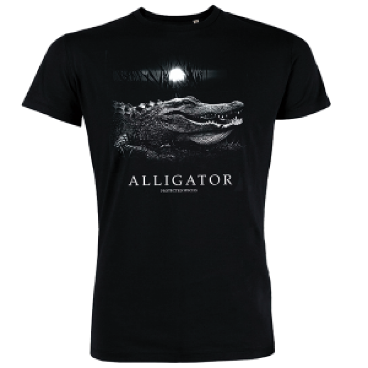 T-shirt homme Alligator Noir Profond S