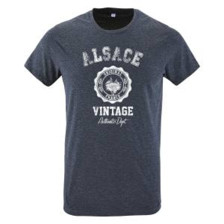 T-shirt homme Alsace France Vintage Denim XS