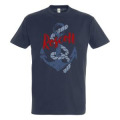 T-shirt homme Ancre Bleue Roscoff Marine S
