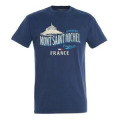 T-shirt homme Authentique Mont Saint Michel Original Marine XS