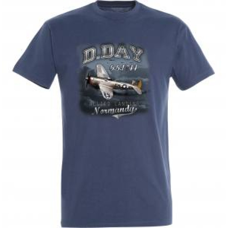 T-shirt homme Avion D-Day 6-6-1944 Normandy Denim M