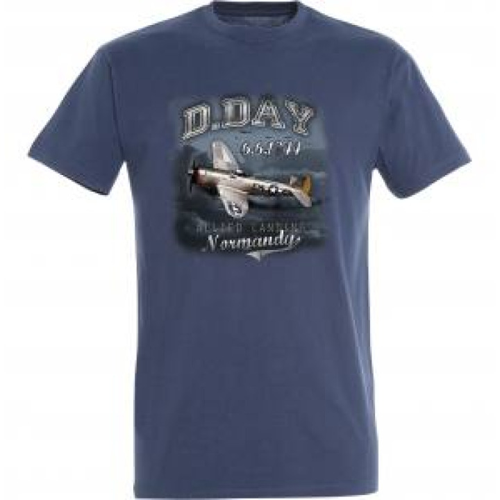 Tshirt homme Avion DDay 661944 Normandy Denim L