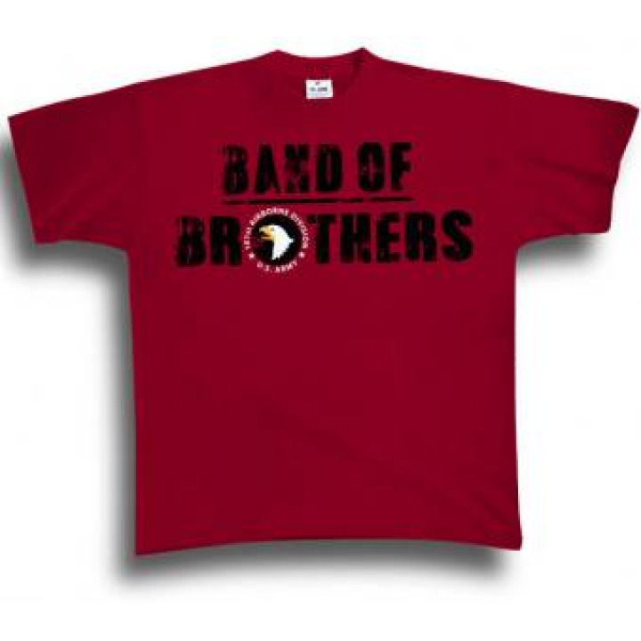 Tshirt homme Band of Brothers Bordeaux S